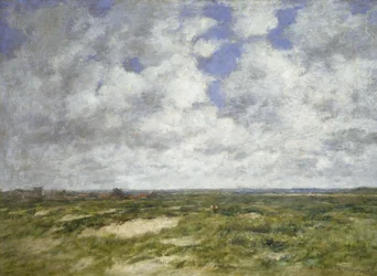 Berck, zamračená krajina, 1882
